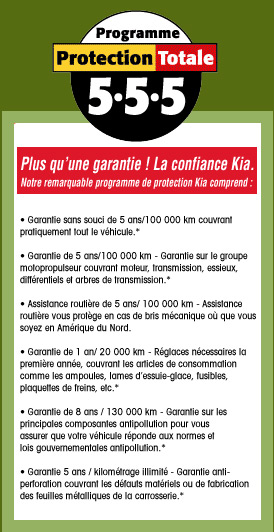 Programme Protection Totale 555
